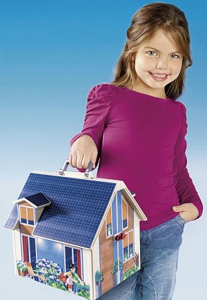 Παιχνιδολαμπάδα Playmobil Μοντέρνο Κουκλόσπιτο-Βαλιτσάκι (70985)