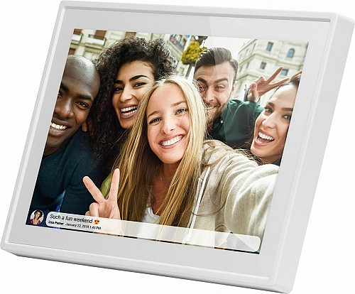 Braun Phototechnik Digiframe 1019 Ψηφιακή Κορνίζα LED με Οθόνη Αφής 10.1 με WiFi Λευκή