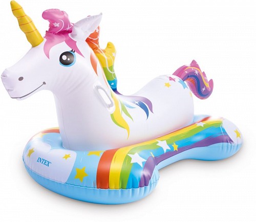 Intex Μονόκερος Ride On 163x86cm (57552NP)
