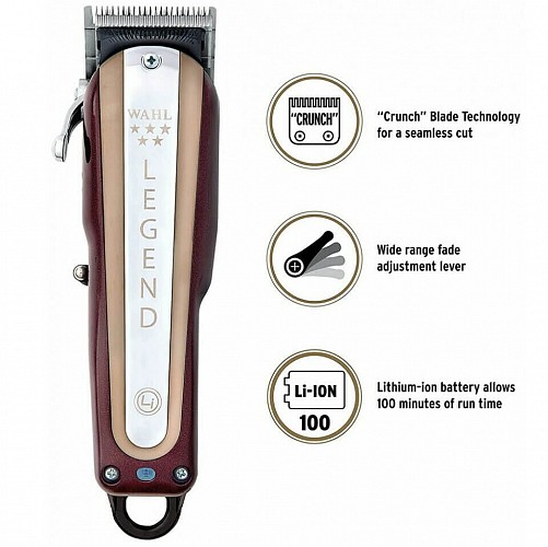 Wahl Cordless Legend 08594-016 Επαγγελματική Κουρευτική Μηχανή
