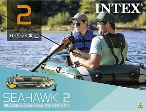 Intex Βάρκα 2 Ατόμων Seahawk (68347NP) Πράσινο