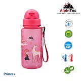AlpinTec Παιδικό Παγούρι 400ml με Καλαμάκι Princes C-400PK-PR