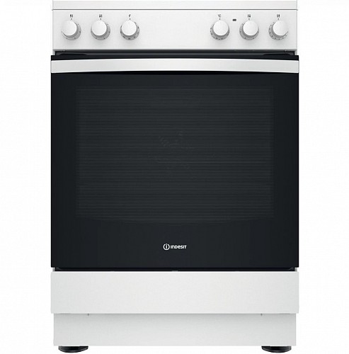 Indesit IS67V5KCW/E Κουζίνα 69lt με Κεραμικές Εστίες Π60εκ. White