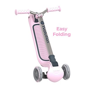 Yvolution Y Glider Air Pink Scooter Ροζ πατίνι για παιδιά με φωτιζόμενα ροδάκια (53.YS29P4)