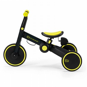 Kinderkraft Παιδικό Τρίκυκλο Ποδήλατο Πτυσσόμενο 4 Trike για 1-5 Ετών Μαύρο KR4TRI00BLK0000