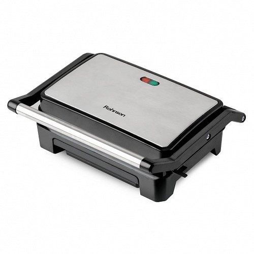 Rohnson R-2105 Ceramic Τοστιέρα Γκριλιέρα με Κεραμικές Πλάκες 800W Inox
