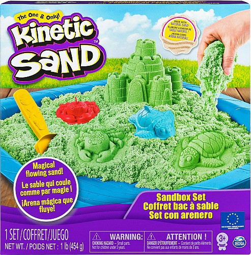 Spin Master Kinetic Sand - Green Sandbox Set (20106637)