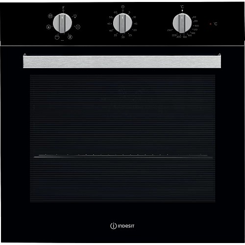 Indesit IFW 6530 BL Φούρνος άνω Πάγκου 66lt χωρίς Εστίες Π59.5εκ. Μαύρος