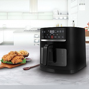 Rohnson R-2834 Φριτέζα Αέρος με Αποσπώμενο Κάδο 8lt Μαύρη