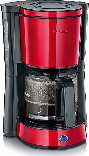 Severin KA-4817 Καφετιέρα Φίλτρου 1000W Red