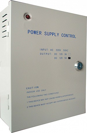 Τροφοδοτικό Συστημάτων CCTV 12V 5A 4 Καναλιών AMR-1204C-5A