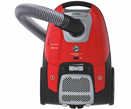 Hoover H-Energy 500 HE510HM 011 Ηλεκτρική Σκούπα 700W με Σακούλα 3.5lt Κόκκινη