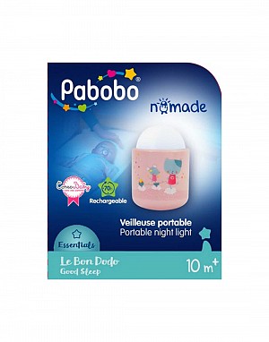 Pabobo Φωτάκι Νυκτός LED Ροζ BR76561