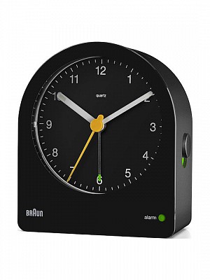 Braun Επιτραπέζιο Ρολόι με Ξυπνητήρι BC22B Μαύρο (100317)