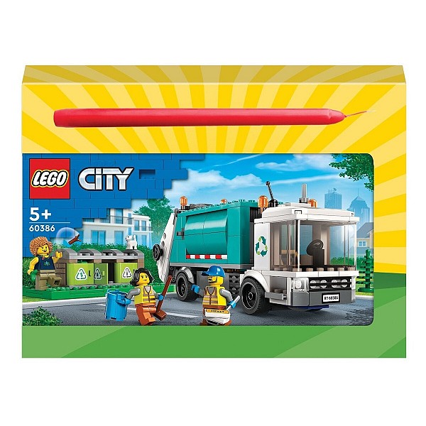 Παιχνιδολαμπάδα Lego Φορτηγό Ανακύκλωση για 5+ Ετών - 60386