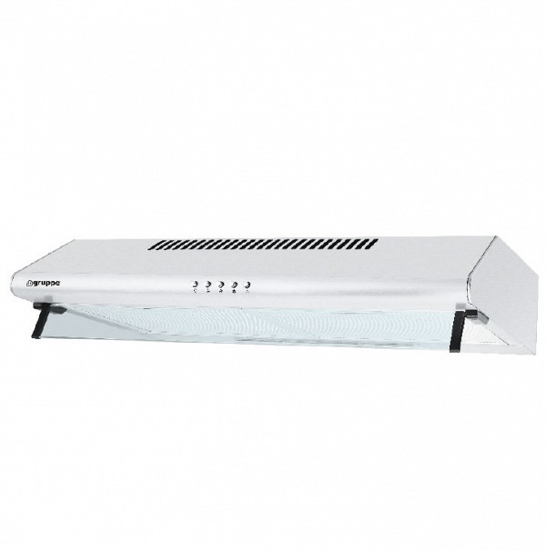 Gruppe Pratico 600 Ελεύθερος Απορροφητήρας 60cm Λευκός 01-S-3002A-M29-600