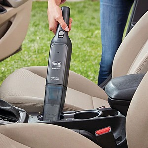 Black and Decker 12V Επαναφορτιζόμενο Σκουπάκι Slim Pelican HLVC320B11-QW