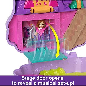 Παιχνιδολαμπάδα Polly Pocket Mini O Κόσμος της Polly Camp Adventure Lama (FRY35/HKV33)