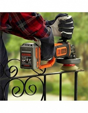 Black & Decker BCG720N Τροχός 125mm Μπαταρίας Solo