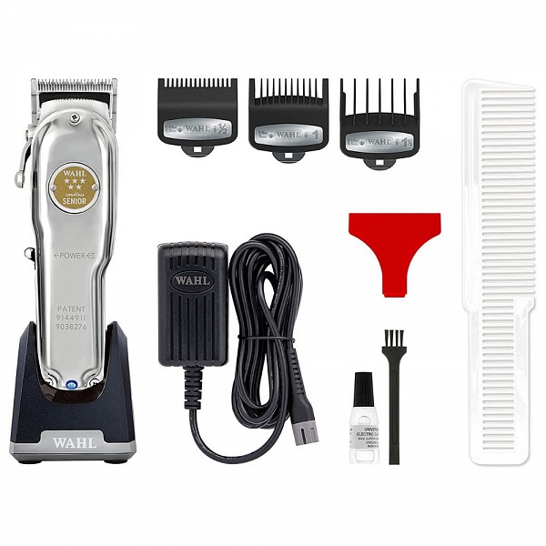 Wahl Cordless Senior METAL Edition Κουρευτική Μηχανή Ασημί 3000-116