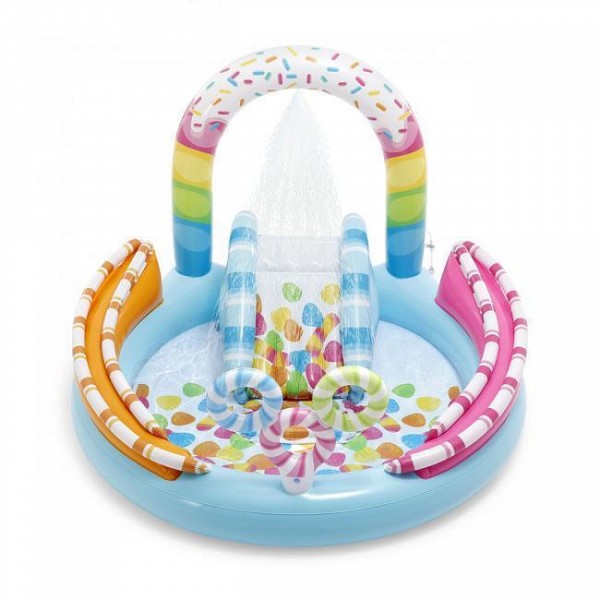 Intex Candyfun Play Center Παιδική Πισίνα PVC Φουσκωτή 170x168x122εκ. 57144