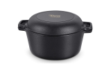 Hitense Sef De Americano Βαθιά Κατσαρόλα Double 2 σε 1 Dutch Oven Από Μαντέμι