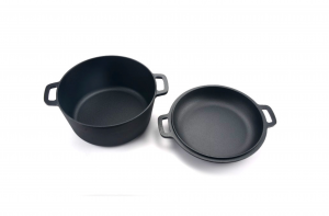 Hitense Sef De Americano Βαθιά Κατσαρόλα Double 2 σε 1 Dutch Oven Από Μαντέμι