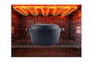 Hitense Sef De Americano Βαθιά Κατσαρόλα Double 2 σε 1 Dutch Oven Από Μαντέμι