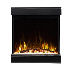 Hitense Ηλεκτρικό Τζάκι Τριών Όψεων Paris Black Edition MDF 1600W 3D