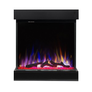 Hitense Ηλεκτρικό Τζάκι Τριών Όψεων Paris Black Edition MDF 1600W 3D