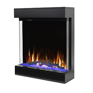 Hitense Ηλεκτρικό Τζάκι Τριών Όψεων Paris Black Edition MDF 1600W 3D