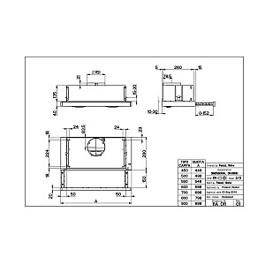 Faber FLEXA NG HIP AM/X A60 Συρόμενος Απορροφητήρας 60cm Inox