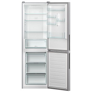 Candy CCE4T618ES Ψυγειοκαταψύκτης 341lt Total NoFrost Υ185xΠ59.5xΒ65.8εκ. Inox