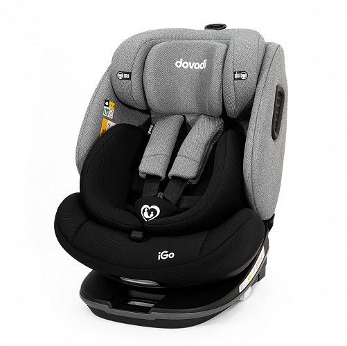 Dovadi Καθισματάκι Αυτοκινήτου iGO i-Size 0-36 kg με Isofix Black-Grey (42122536)