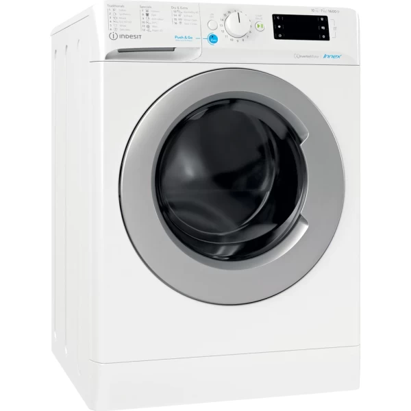 Indesit BDE 107624 8WS EE Πλυντήριο-Στεγνωτήριο Ρούχων 10kg/7kg Ατμού 1600 Στροφές