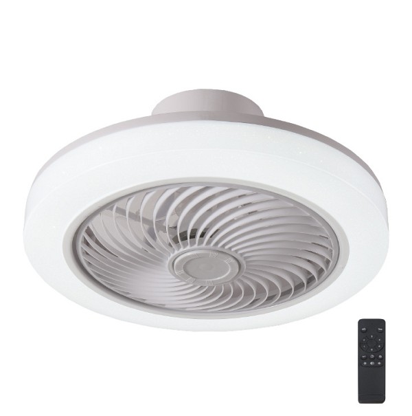 Gruppe LDGD046 Ανεμιστήρας Οροφής 46cm με Φως και Τηλεχειριστήριο Λευκός