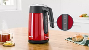Bosch TWK7L464 Βραστήρας 1.7lt 2400W Κόκκινος