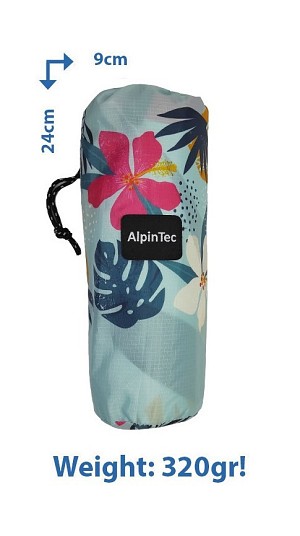 AlpinPro Dryfast Shapes Πετσέτα Σώματος Microfiber Πολύχρωμο 180x90cm Tropical BMS-XXL-4 4891321282390