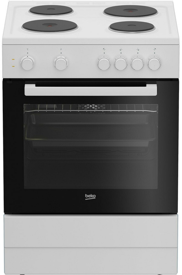 Beko FSM66002GW Κουζίνα 66lt με Εμαγιέ Εστίες Π60εκ. Λευκή