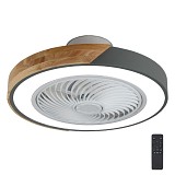 Gruppe LDGD042 Ανεμιστήρας Οροφής 50cm με Φως και Τηλεχειριστήριο Γκρι 43048666