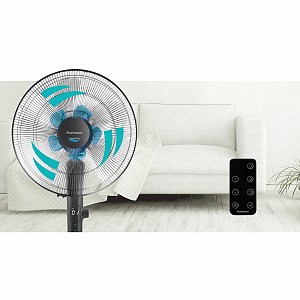 Rohnson R-8600 Ανεμιστήρας Ορθοστάτης 28W Διαμέτρου 40cm με Τηλεχειριστήριο