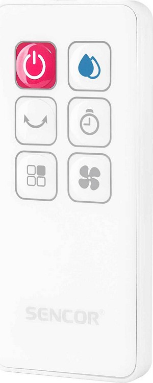 Sencor SFN 6011WH Air Cooler 70W Με Τηλεχειριστήριο Λευκό