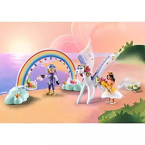 Playmobil Princess Magic Πήγασος και Πριγκίπισσες του Ουράνιου Τόξου για 4-10 ετών 71361