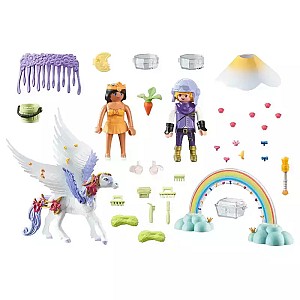 Playmobil Princess Magic Πήγασος και Πριγκίπισσες του Ουράνιου Τόξου για 4-10 ετών 71361