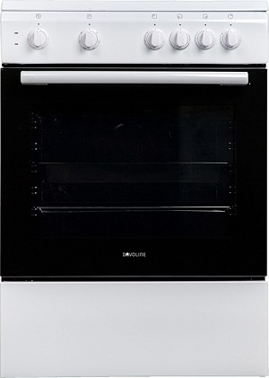 Davoline DAC 600 Κουζίνα 73lt με Κεραμικές Εστίες Π60εκ. Λευκή