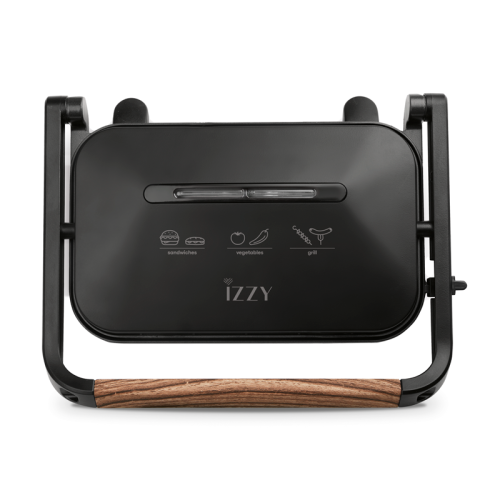 Izzy IZ-2013 Τοστιέρα για 2 Τοστ 1300W Wooden (224144)