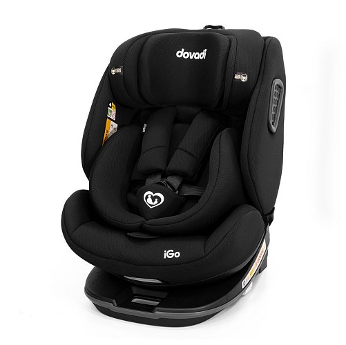 Dovadi Καθισματάκι Αυτοκινήτου Igo i-Size με Isofix Midnight Black 46341593