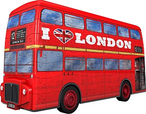 Puzzle London Bus 3D 216 Κομμάτια 12534