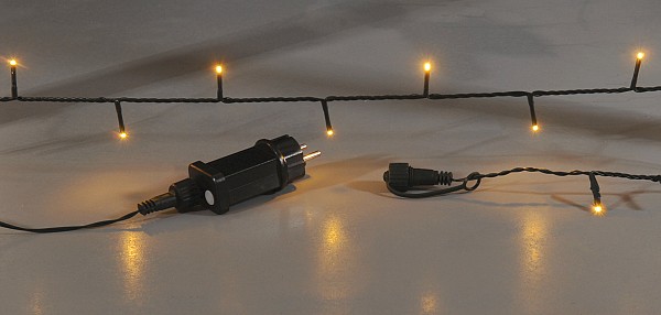 800Led Amber Λαμπάκια Με Πρόγραμμα,Επέκταση Και Μετασχηματιστή Ip44 ,Πράσινο Καλώδιο/Θερμό Λαμπάκι 40 Μέτρα 62324