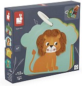 Janod J02694 Party Batman Savannah Tactile Cards Set